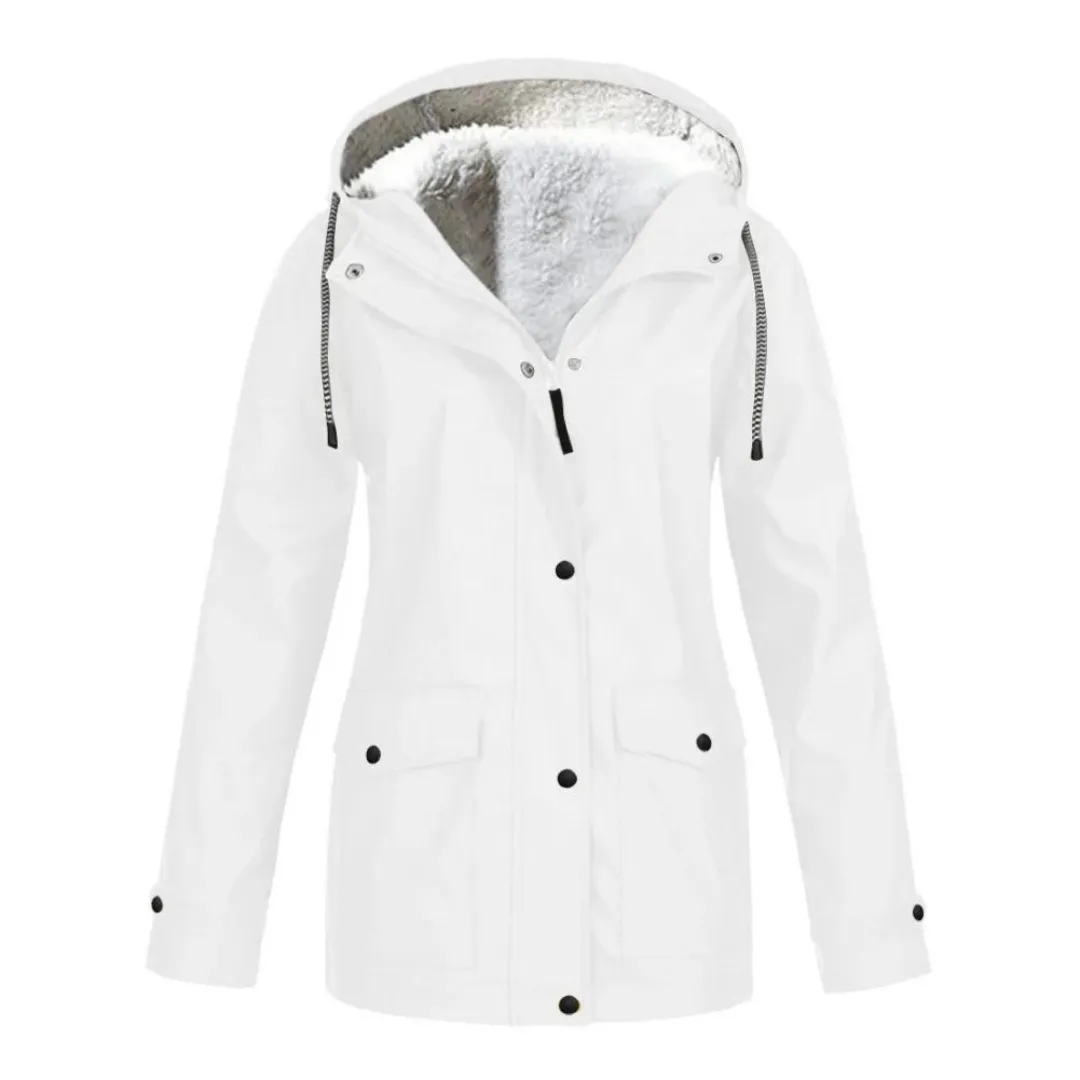 Sophie - Windproof Hooded Rain Jacket (Plus Size Available)