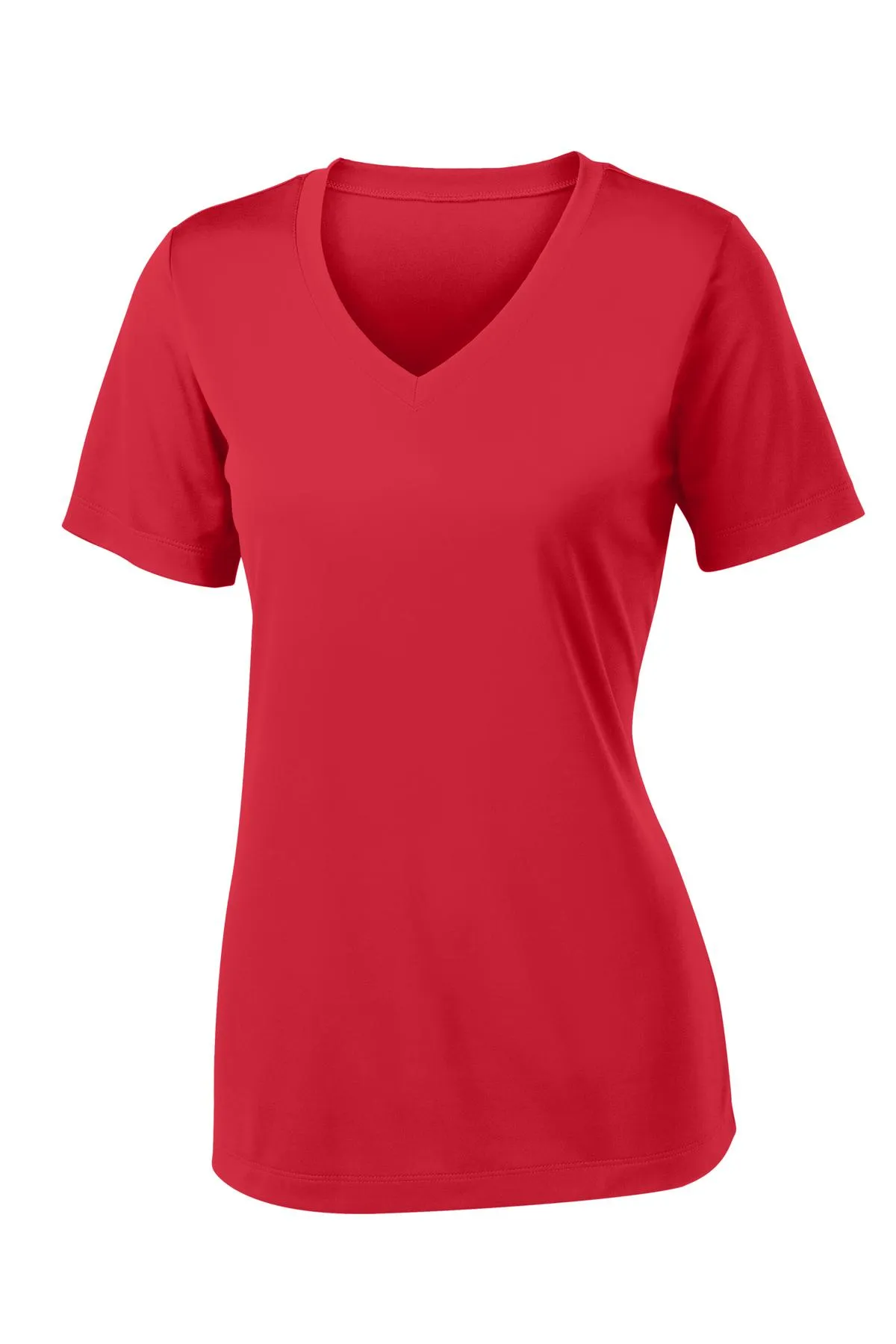 Sport-Tek Women's PosiCharge Competitor V-Neck Tee. LST353 True Red