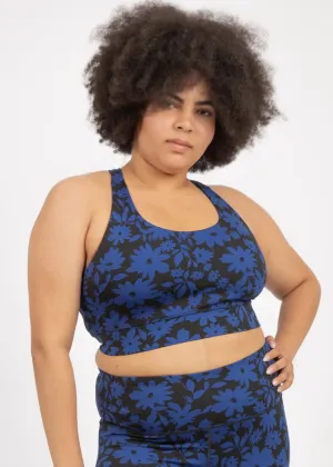 Sports Bra Ubud in Dark Moonflower