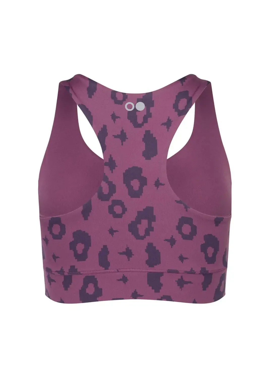 Sports Bra Ubud in Lila Leopard