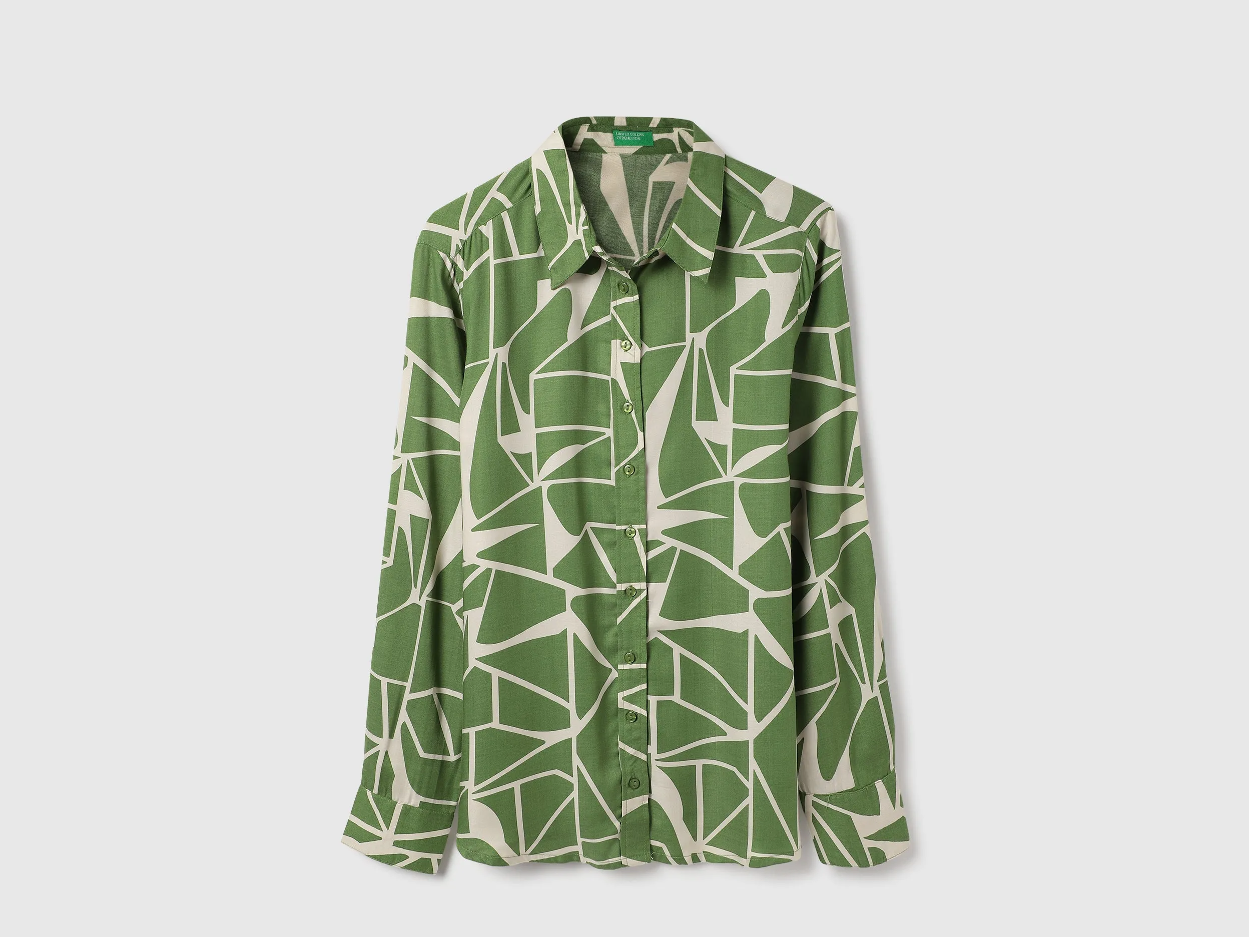 Spread Collar Printed Shirts