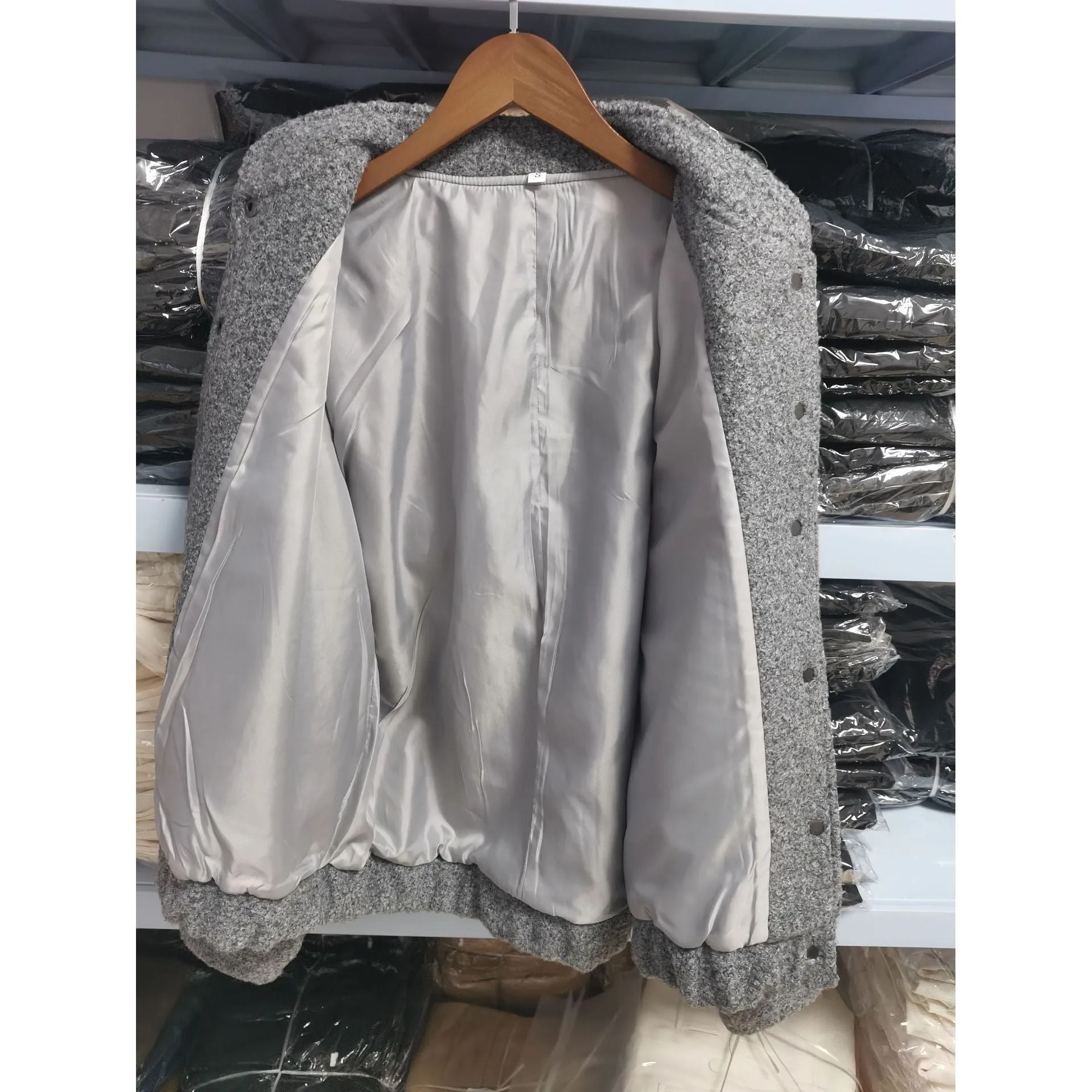 Stand-up Collar Loose Casual Jacket