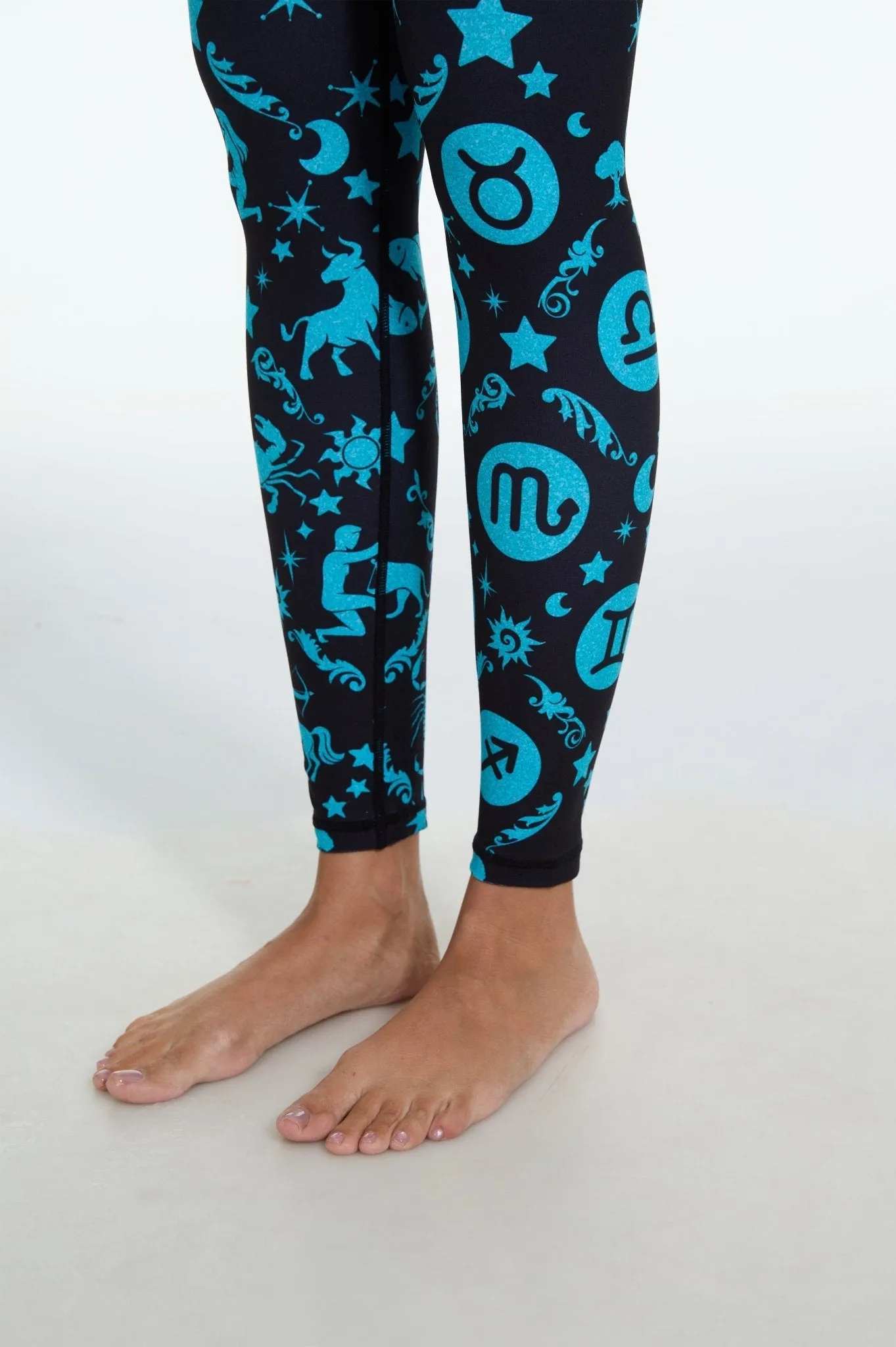 Starlit Zodiac Tapestry High-Waisted Leggings