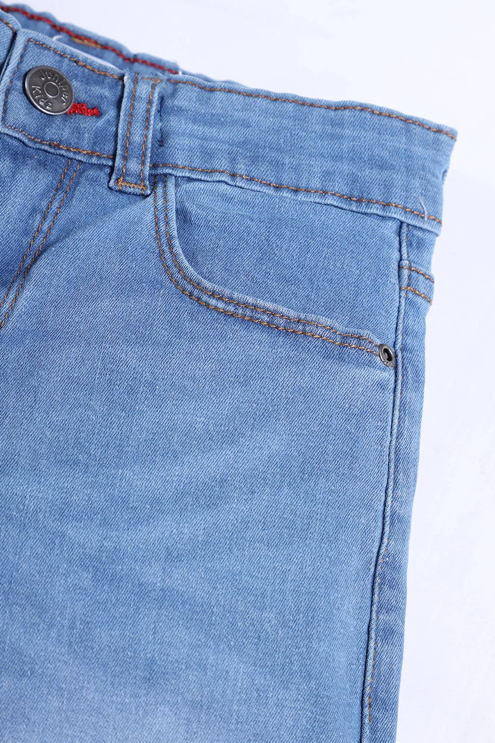 SUMMER - BOY'S LIGHT BLUE DENIM SHORT