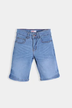 SUMMER - BOY'S LIGHT BLUE DENIM SHORT