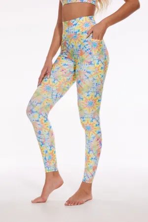 Sunburst Spirit High-Waist Leggings – Radiate Power
