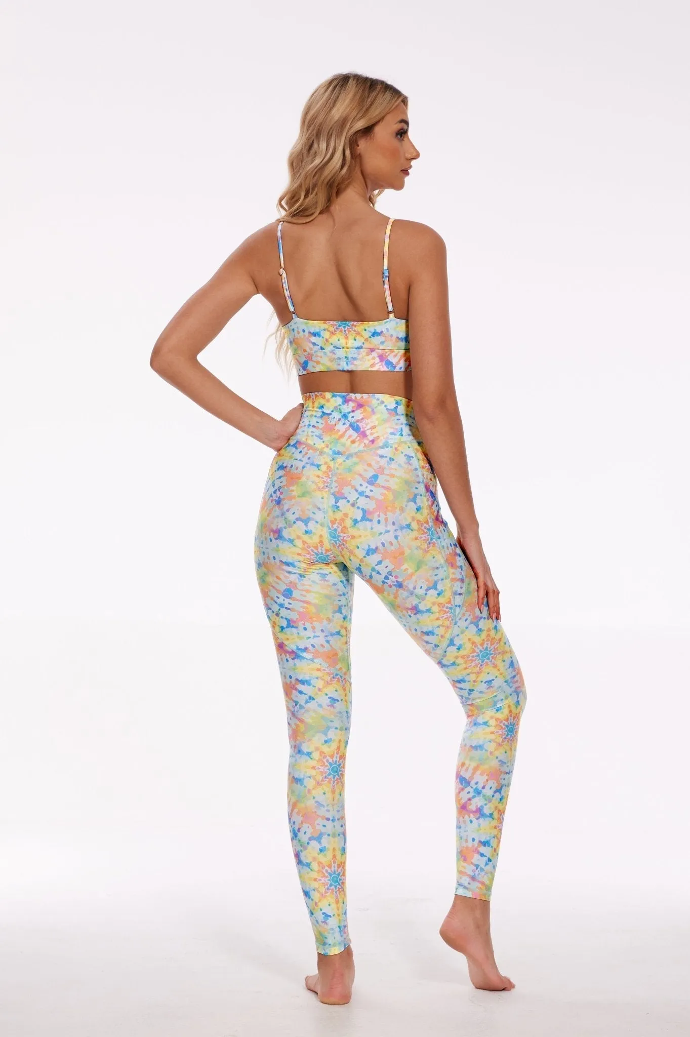 Sunburst Spirit High-Waist Leggings – Radiate Power