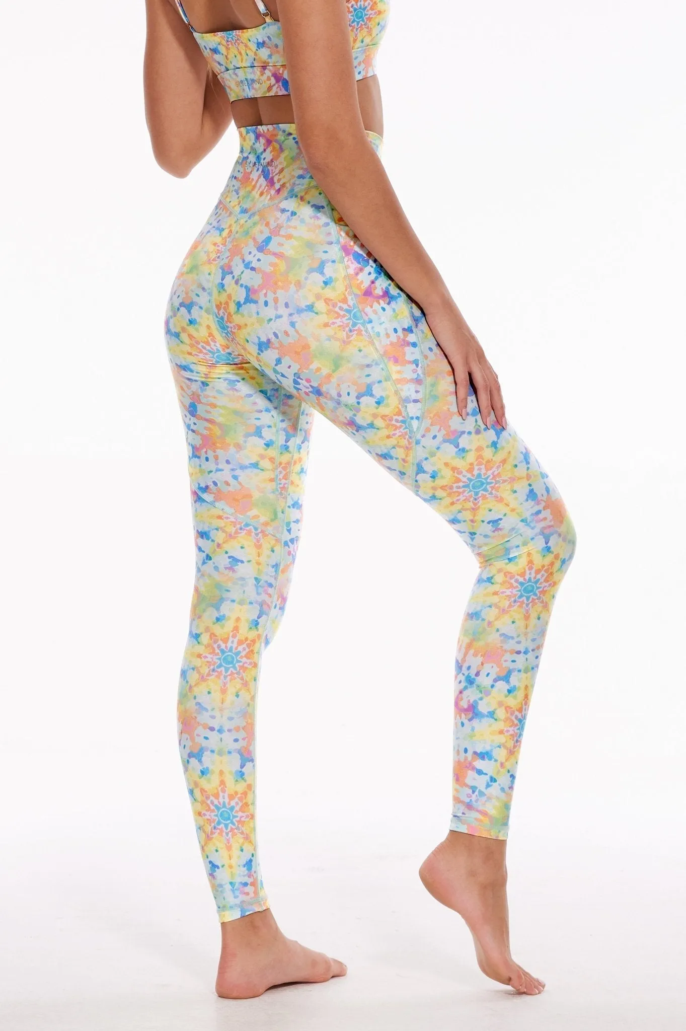 Sunburst Spirit High-Waist Leggings – Radiate Power