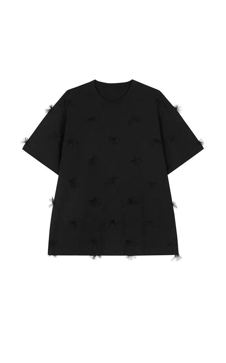 T-shirt / JNBY Floral Relaxed Cotton T-Shirt