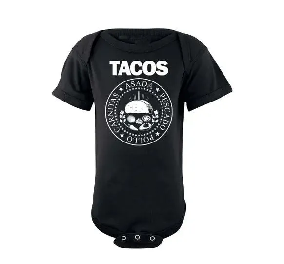 TACO RAMONES BABY ONESIE