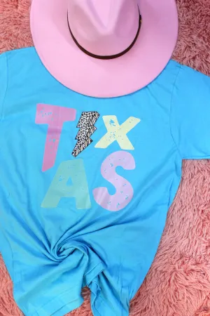 Texas Bolt Pastel Unisex Blend Tee