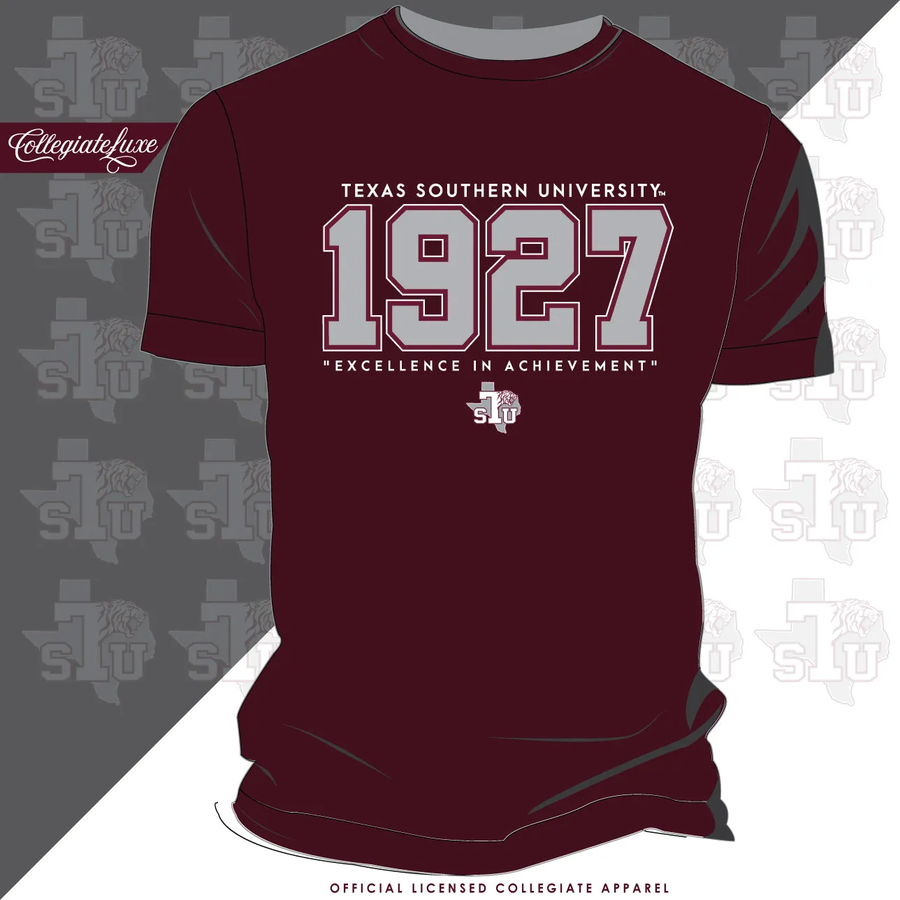 Texas Southern | EST. Maroon Unisex Tees (**)