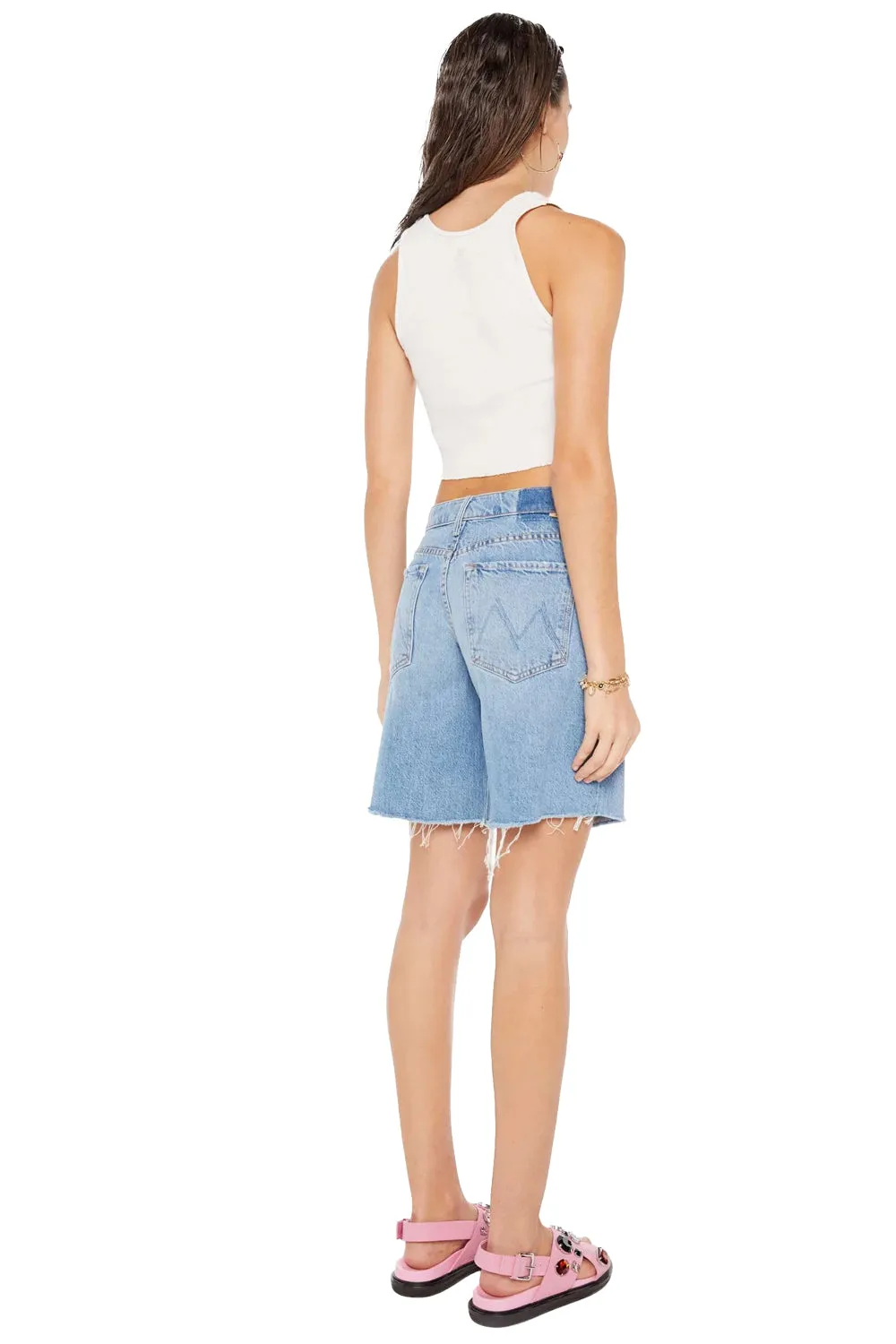 The Down Low Undercover Short Fray in Material Girl