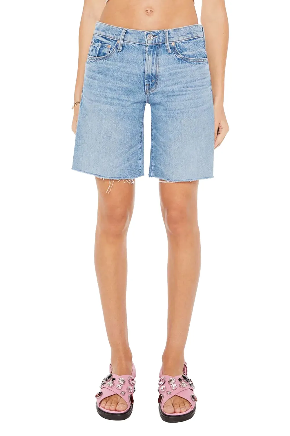 The Down Low Undercover Short Fray in Material Girl