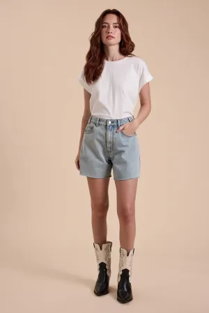 The Light Wash Denim Short
