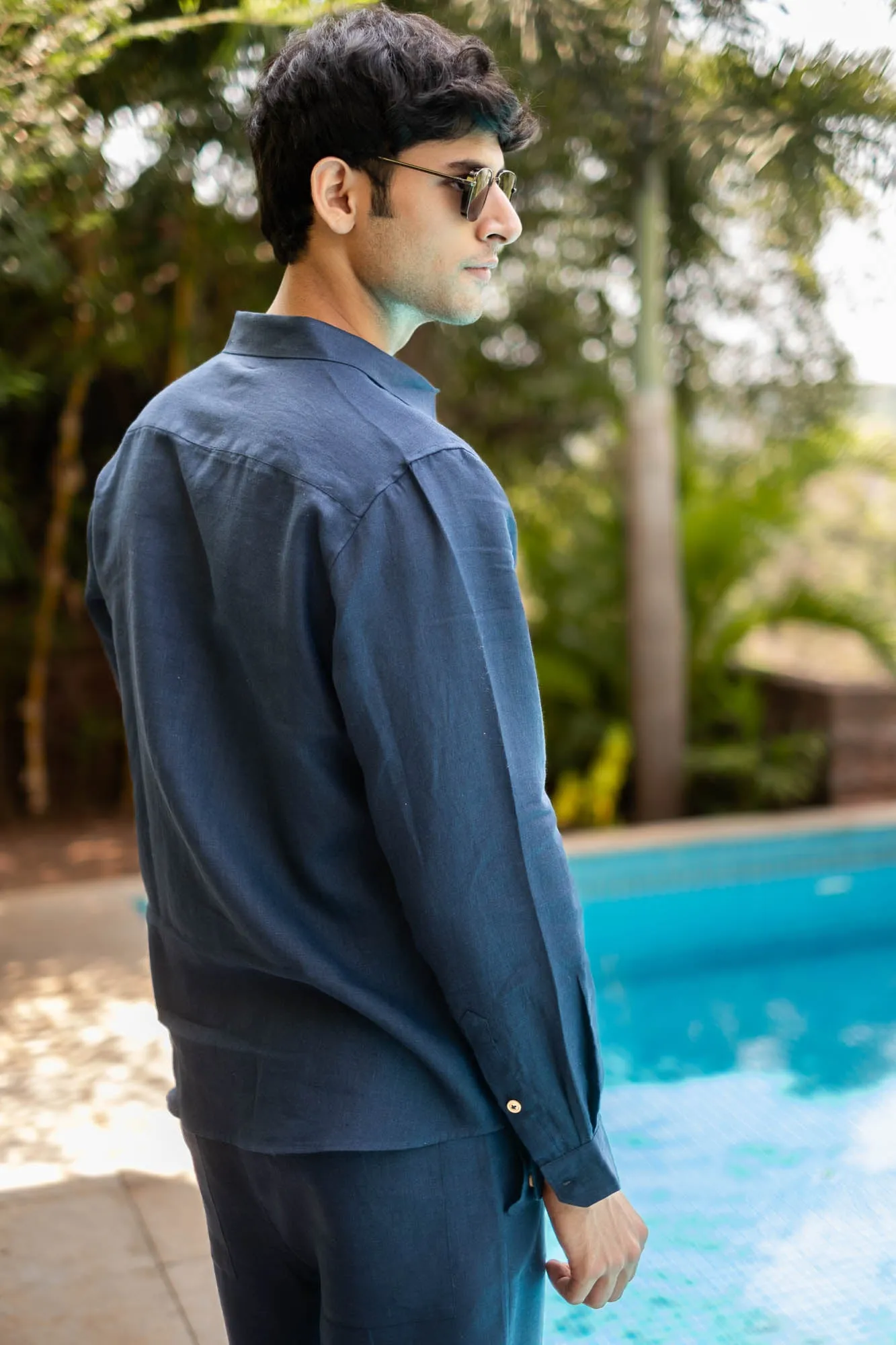 The Linen Pocketless Shirt
