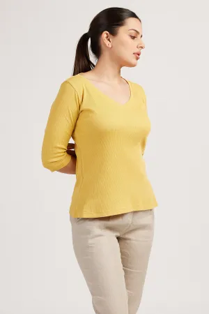 The Rib V Neck