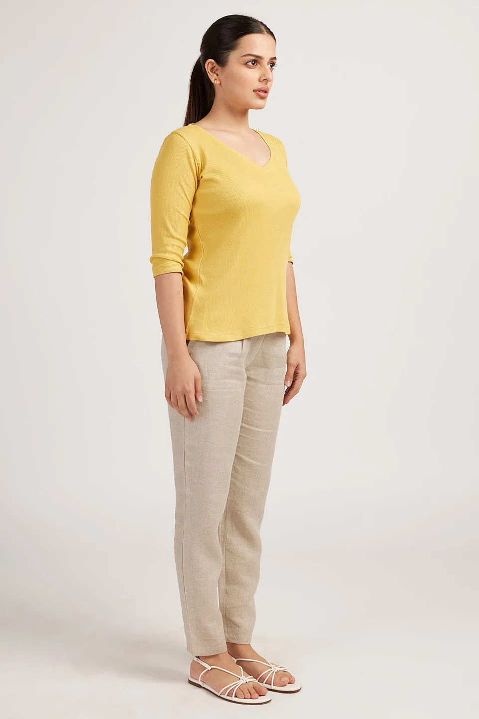 The Rib V Neck