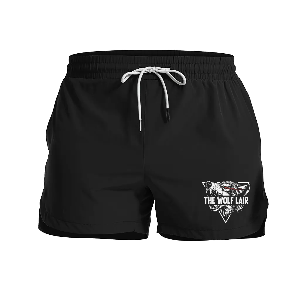 The Wolf Lair Graphic Shorts