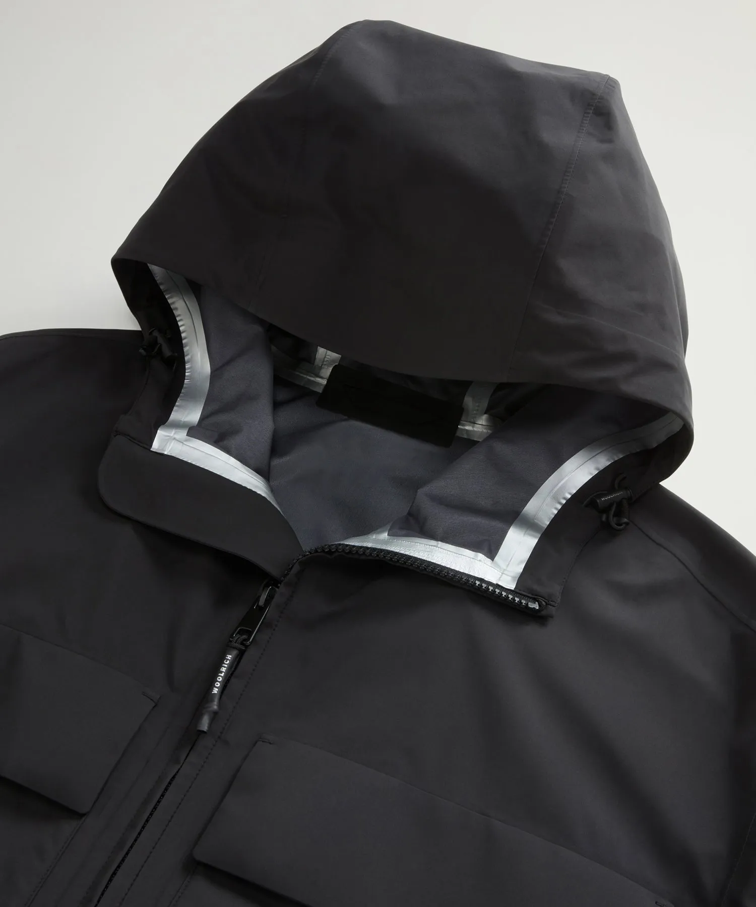 Todd Snyder x Woolrich 3-Layer Jacket in Black