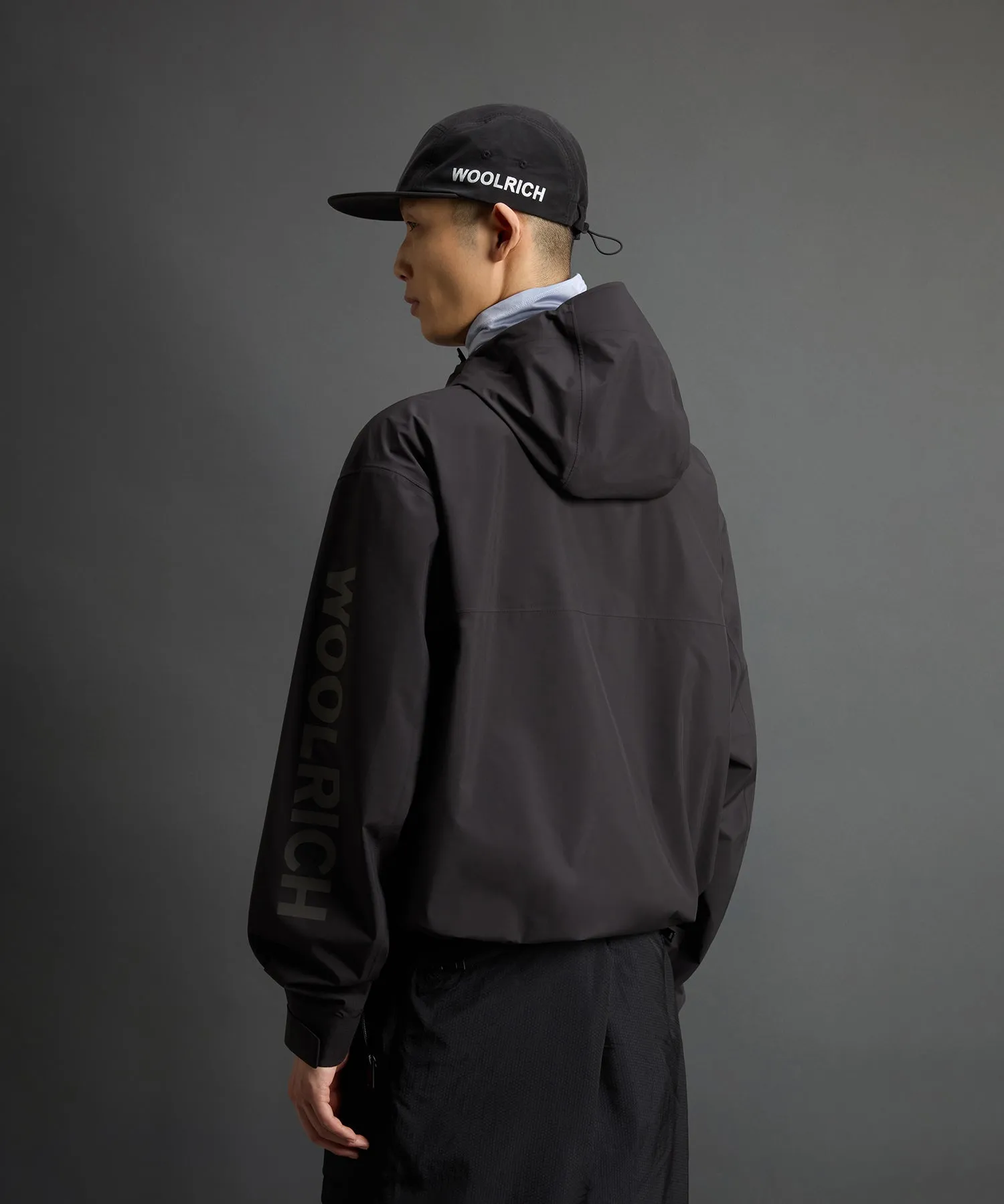 Todd Snyder x Woolrich 3-Layer Jacket in Black