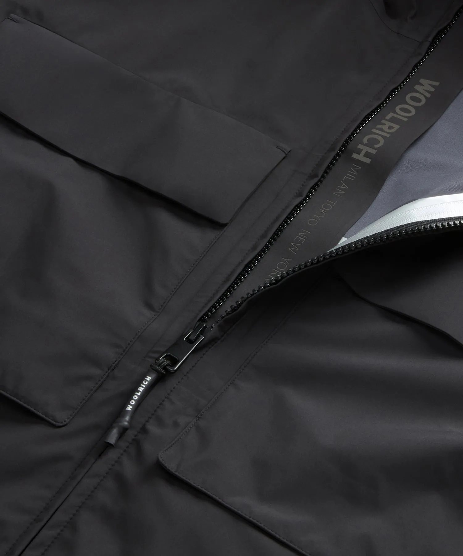 Todd Snyder x Woolrich 3-Layer Jacket in Black