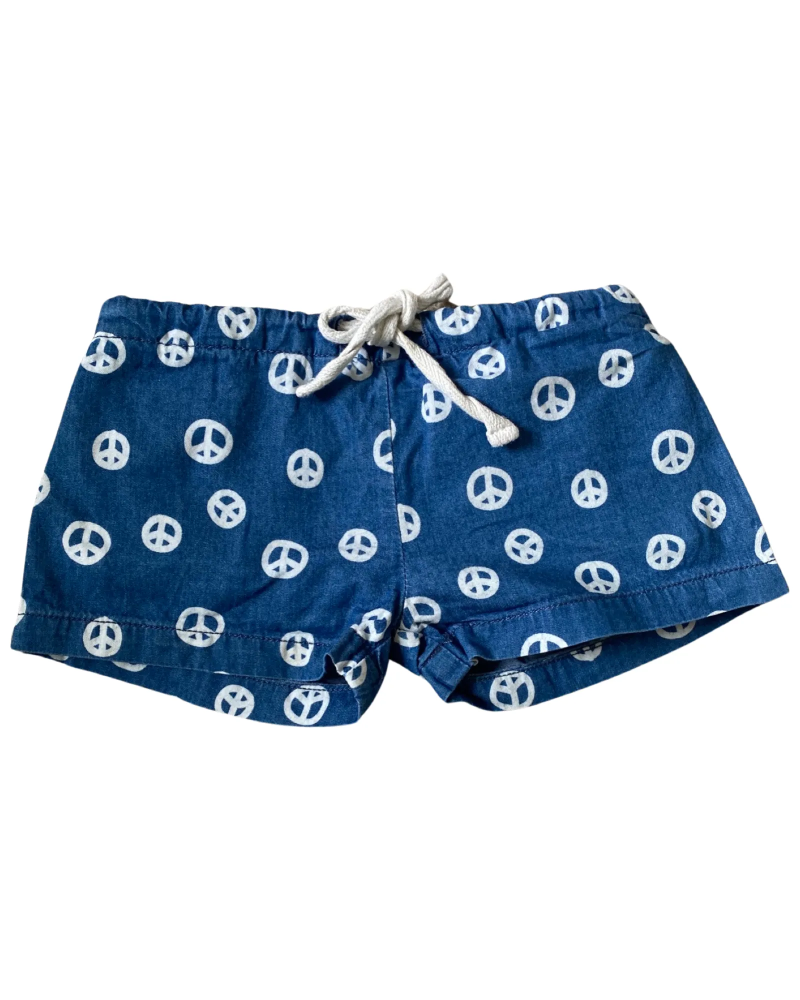 Tootsa Macginty denim peace shorts (size 2-3yrs)