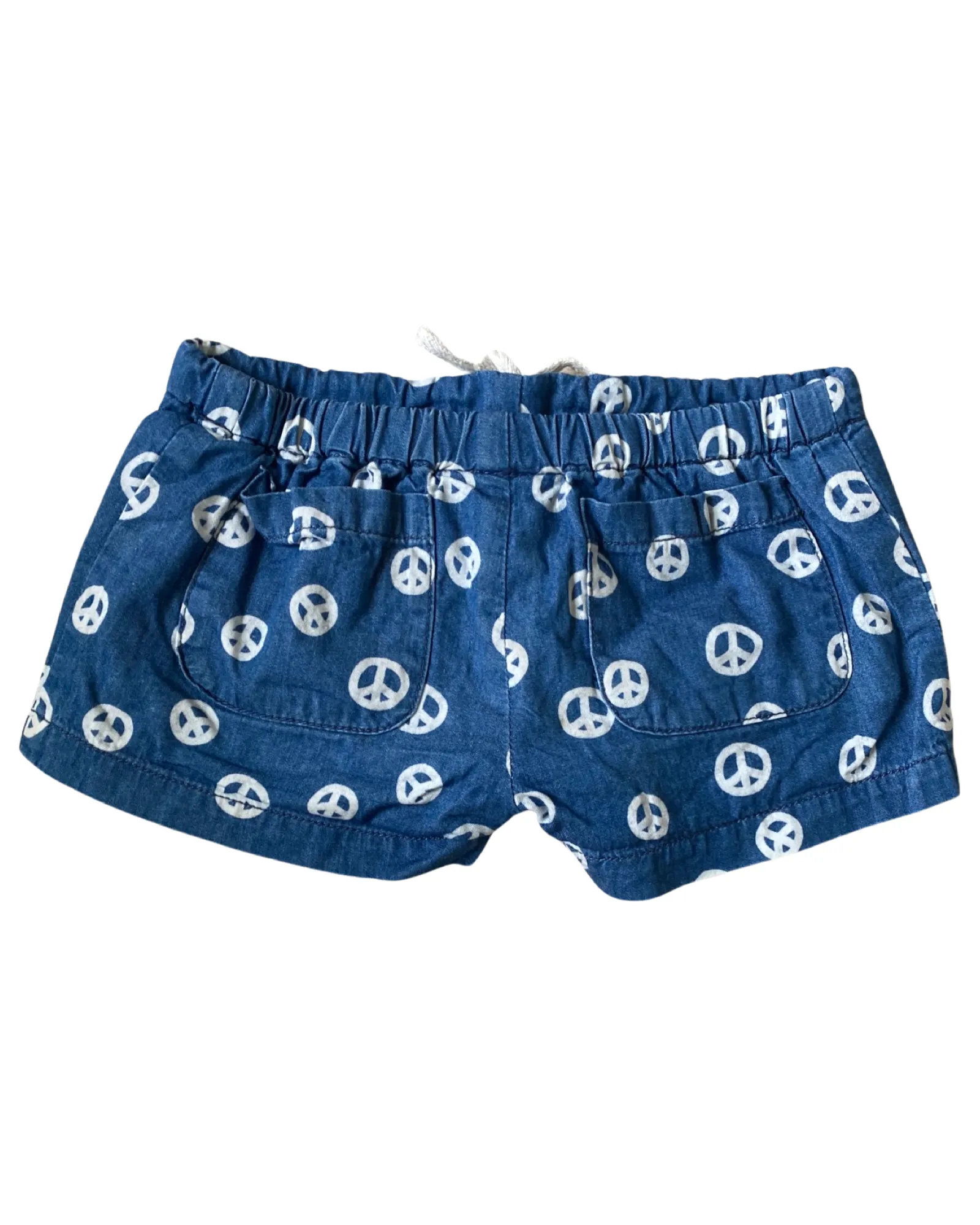 Tootsa Macginty denim peace shorts (size 2-3yrs)