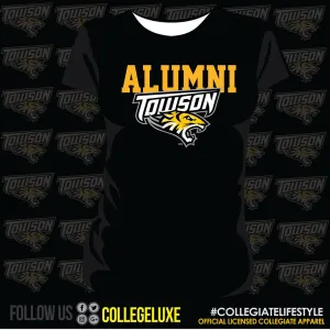 TOWSON -ALUMNI Black Ladies Tees (**)