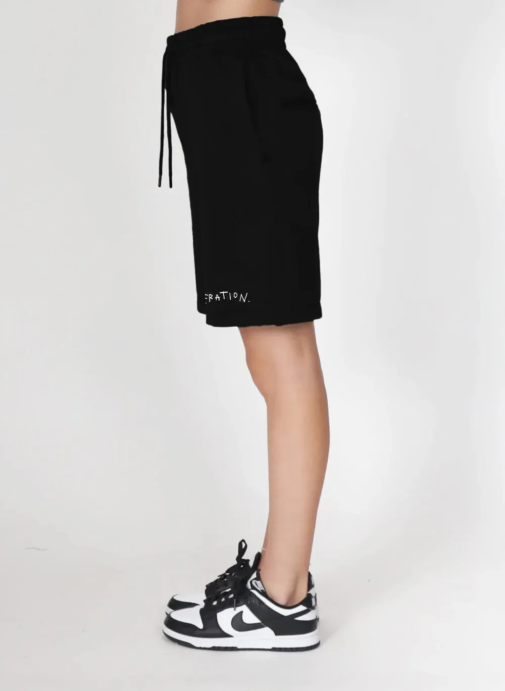 Track Shorts Drawn - Black