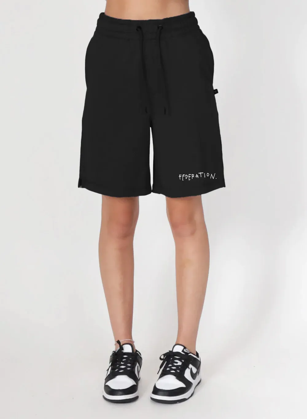 Track Shorts Drawn - Black