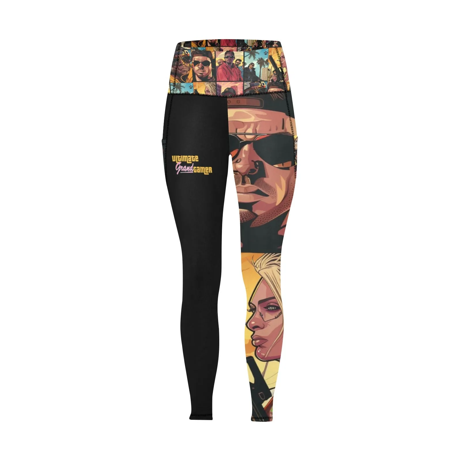 Ultimate Grand Gamer Leggings High Waist Leggings with Pockets