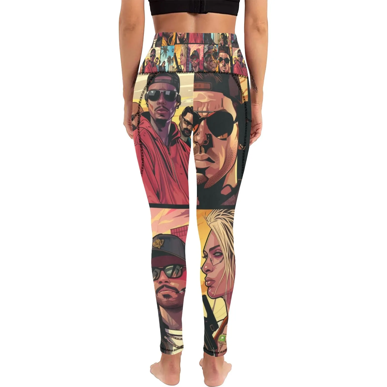 Ultimate Grand Gamer Leggings High Waist Leggings with Pockets