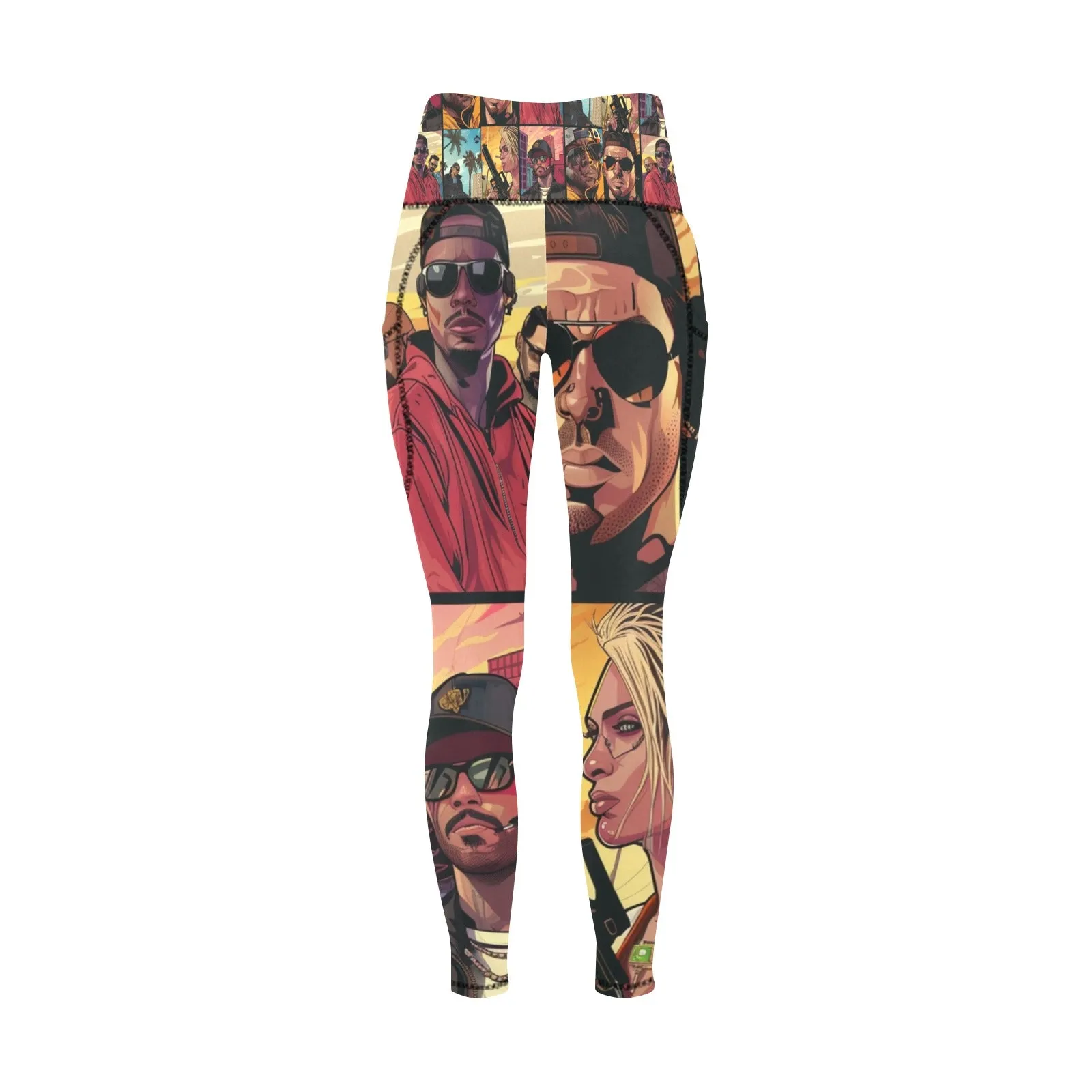 Ultimate Grand Gamer Leggings High Waist Leggings with Pockets
