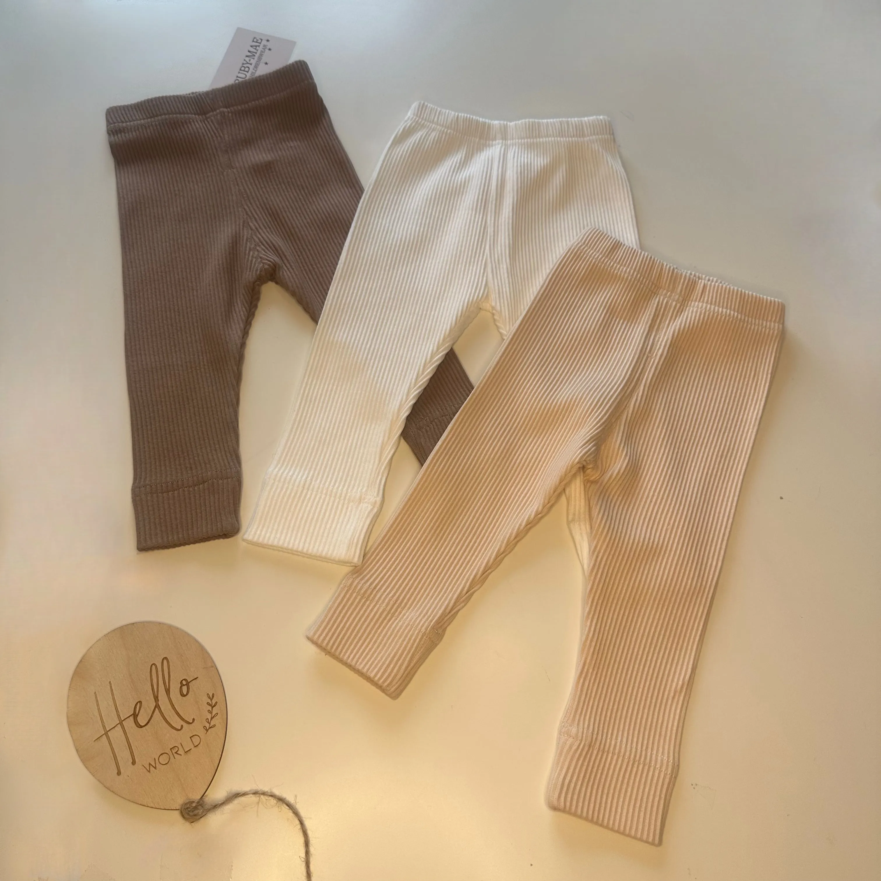 UNISEX Brown Leggings