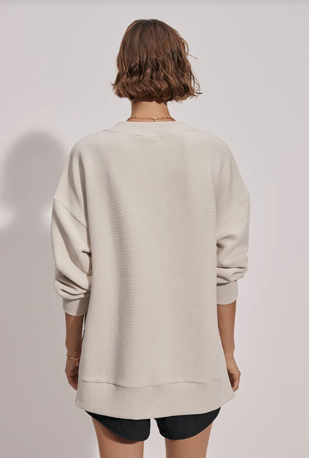 Varley | Mae Boyfriend Sweat {Moonbeam}
