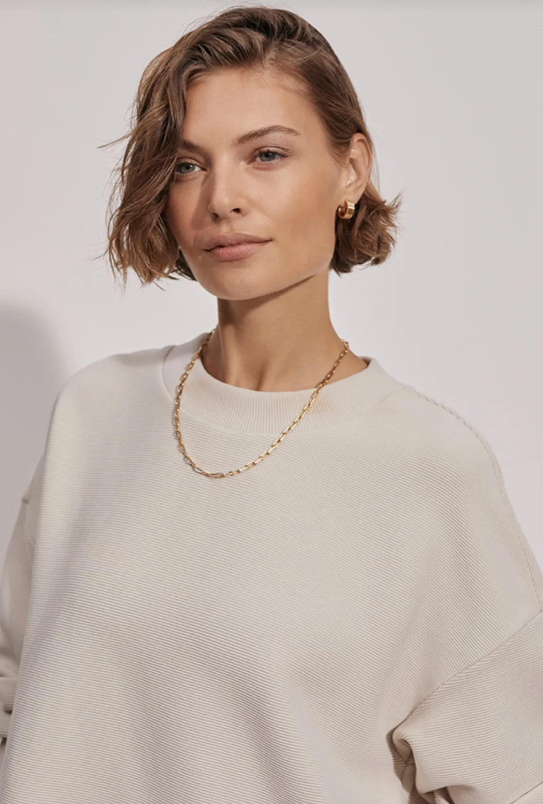 Varley | Mae Boyfriend Sweat {Moonbeam}