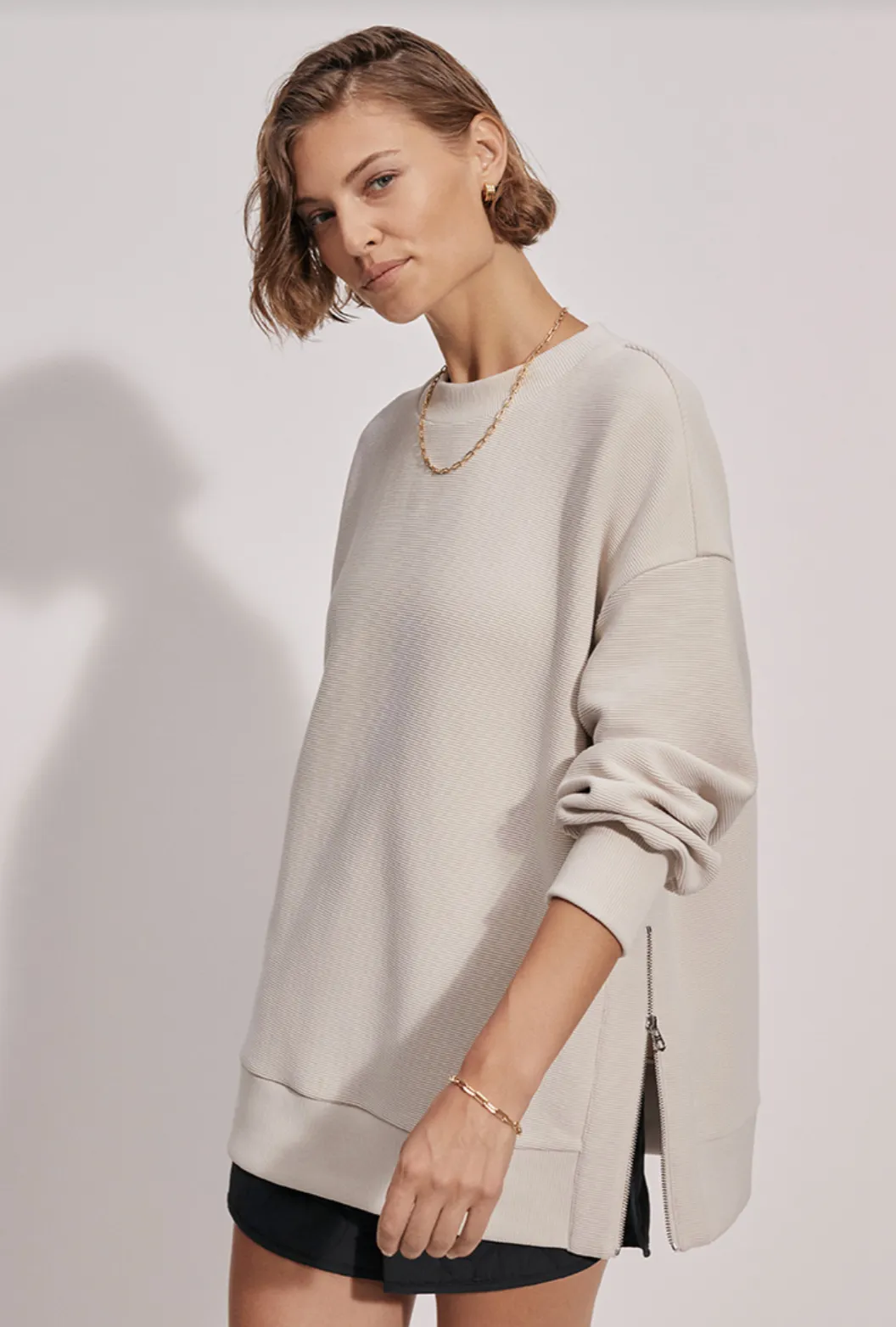 Varley | Mae Boyfriend Sweat {Moonbeam}