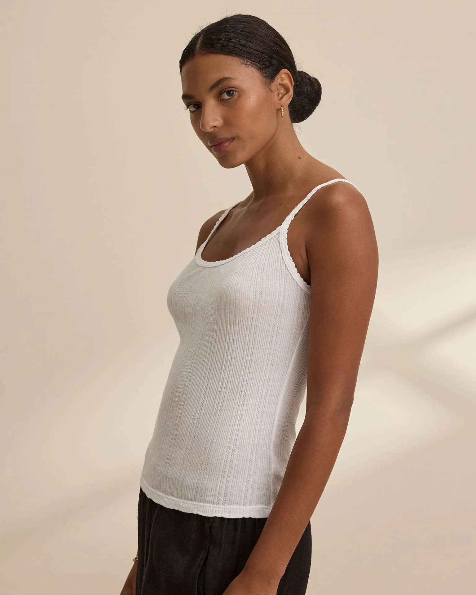 Velvet Tees - Women - White Iniku Tank Top