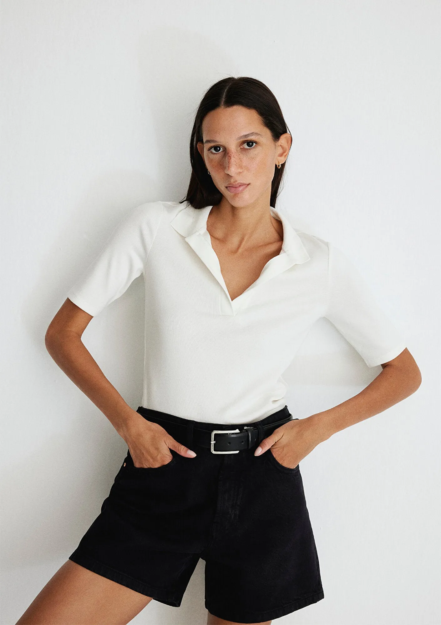 Verna Black 90s Jean Shorts