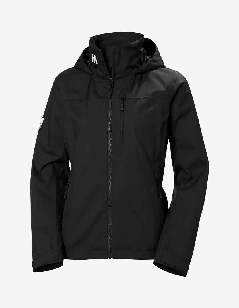 W CREW HOODED JACKET 2.0, Black