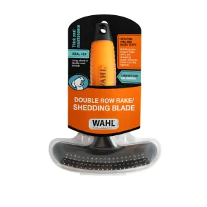 Wahl Double Row Rake/Shedding Blade Dog Brush