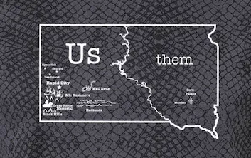 West Is Us Short Sleeved Tee Shirt