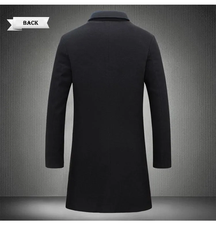 West Louis™ Business-Man Windproof Long Coat