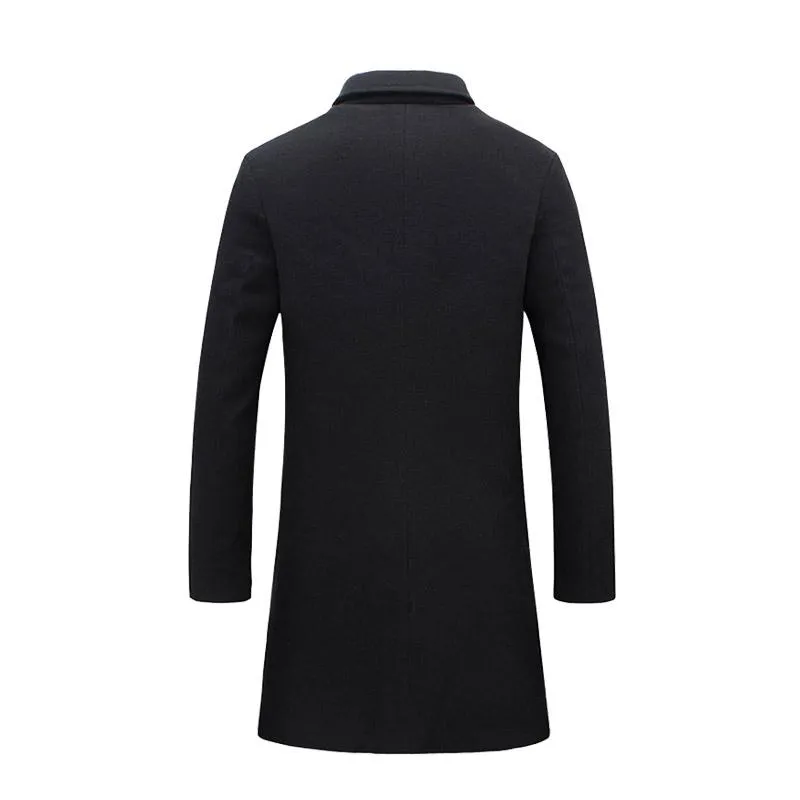West Louis™ Business-Man Windproof Long Coat