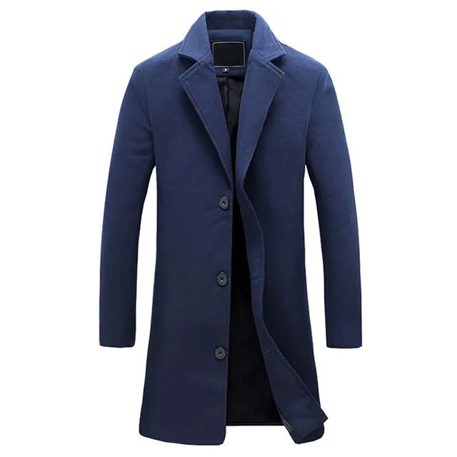 West Louis™ Business-Man Windproof Long Coat