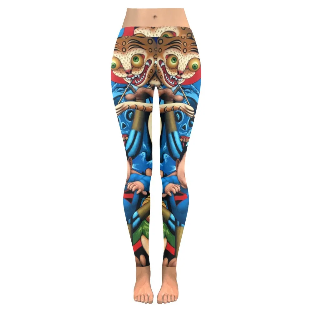 When Tigers Smoke Pipes Low Rise Leggings