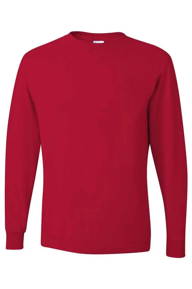 White Merry Christmas Tree Unisex Dri-Power Long-Sleeve 50/50 Tee