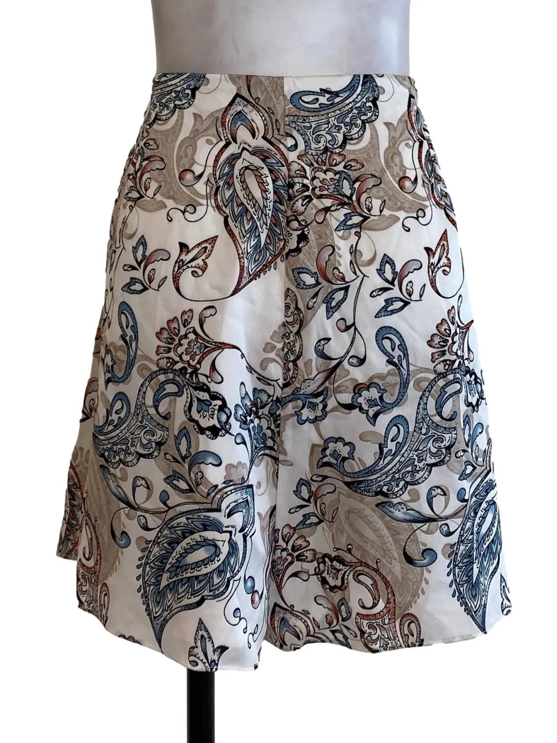 White Printed Shorts