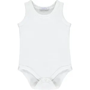 White Sleeveless Bodysuit